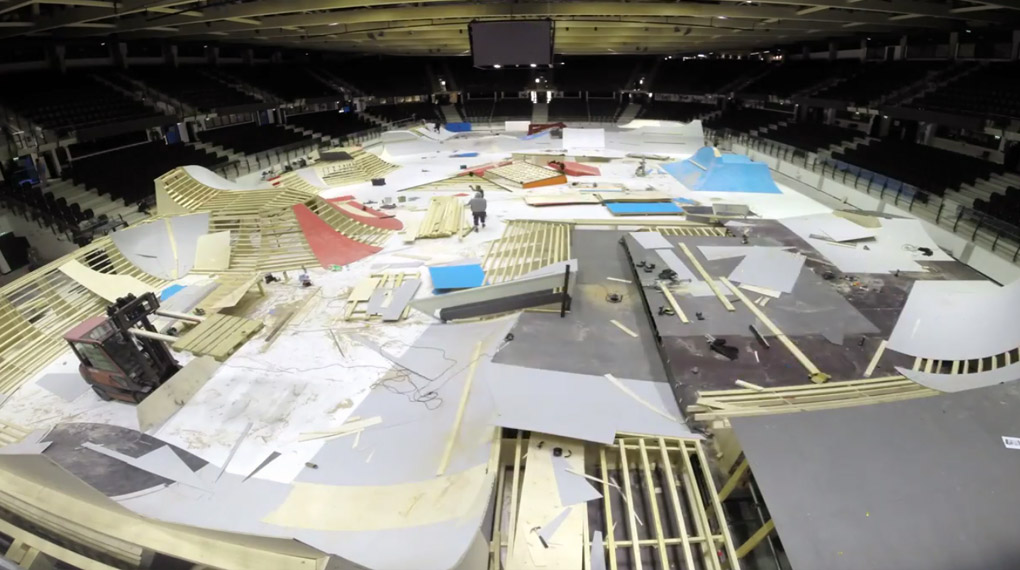 Zeitraffervideo vom Aufbau des Parcours für die Simple Session 2015 in Tallinn, Estland. Das wird ein Fest!