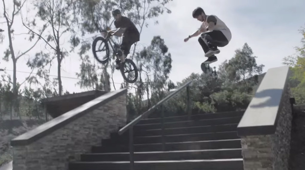 Skater hassen BMXer und umgekehrt, oder? Dakota Roche und Chris Cole zeigen, dass es auch anders geht und fahren in diesem Video eine gemeinsam Plazasession.