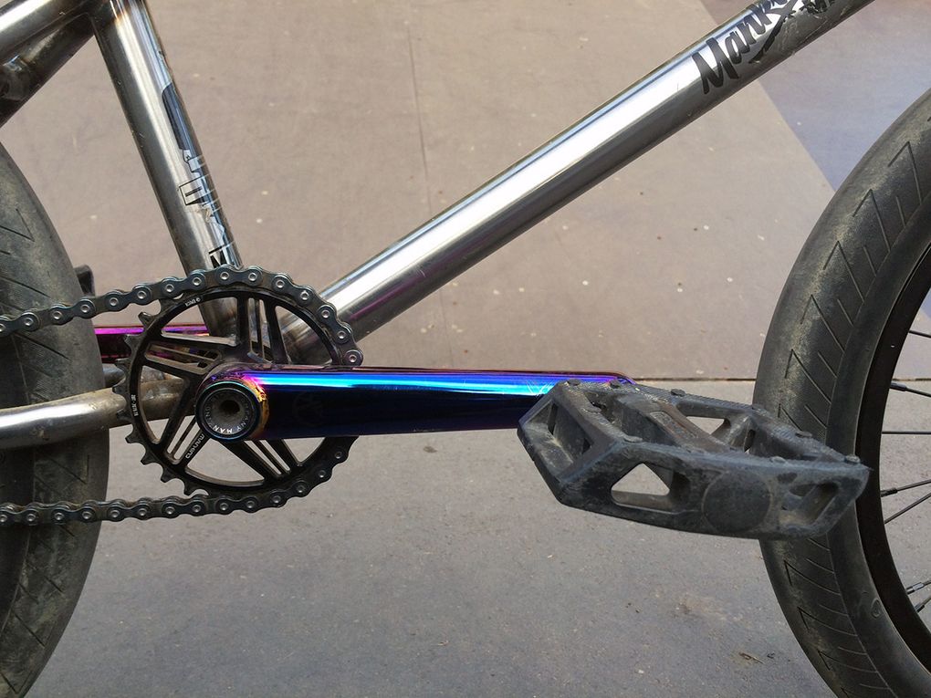 Der Antrieb an Ralles Rad bringt kein Gramm zuviel auf die Waage