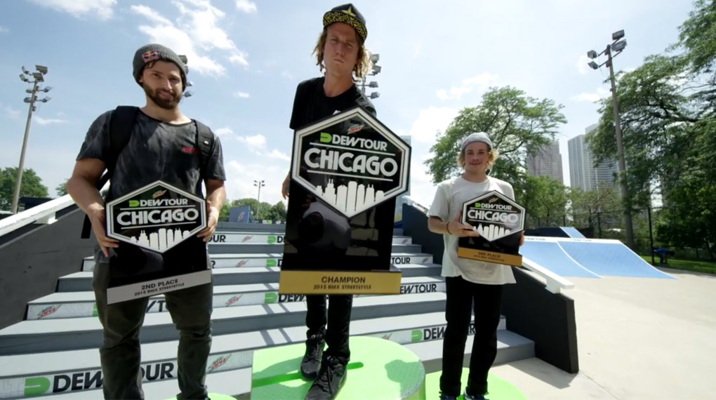 In Grant Park Plaza von Chicago fand der einzige Stopp der Dew Tour 2015 mit BMX-Beteiligung statt. Hier sind die Street-Highlights aus der Windy City.