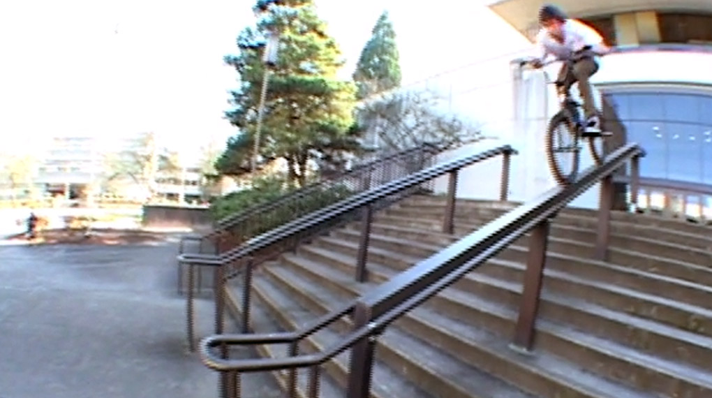 Gelungener Einstand auf den Straßen von Eugene, Oregon – Hier findest du den Welcome-Edit von Hobie Doan für Goods BMX.