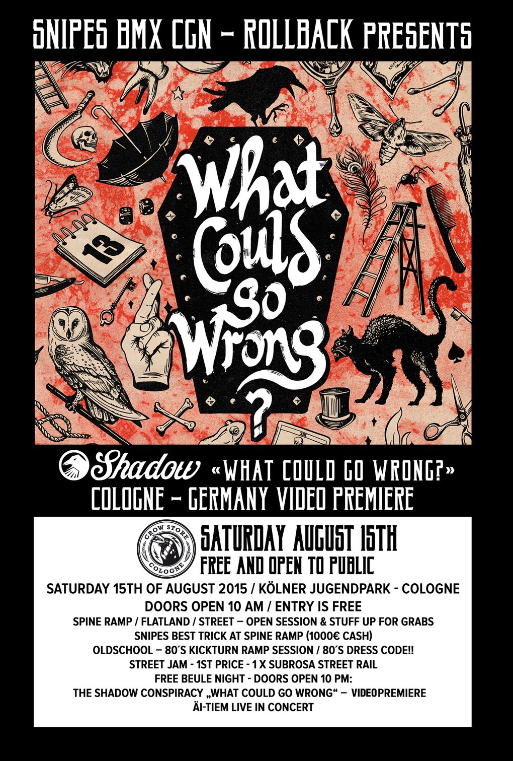 BMX Cologne Crow Store The Shadow Conspiracy Street Jam