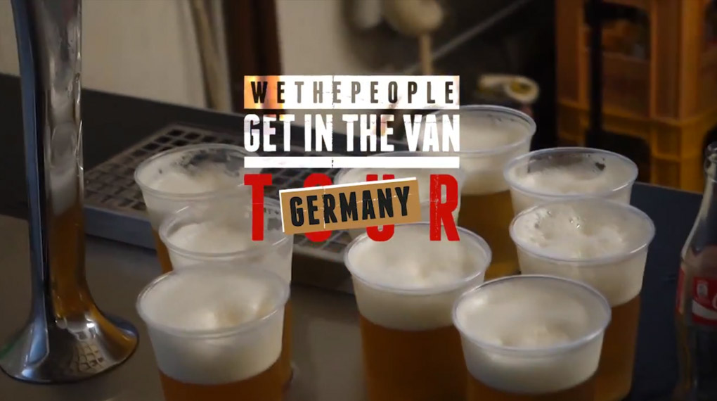 Dillon Lloyd, Ed Zunda, Pete Sawyer, Dima Prykhodko und Moritz Nußbaumer haben auf wethepeople #getinthevantour 2015, BMX-Shops in ganz Deutschland besucht.