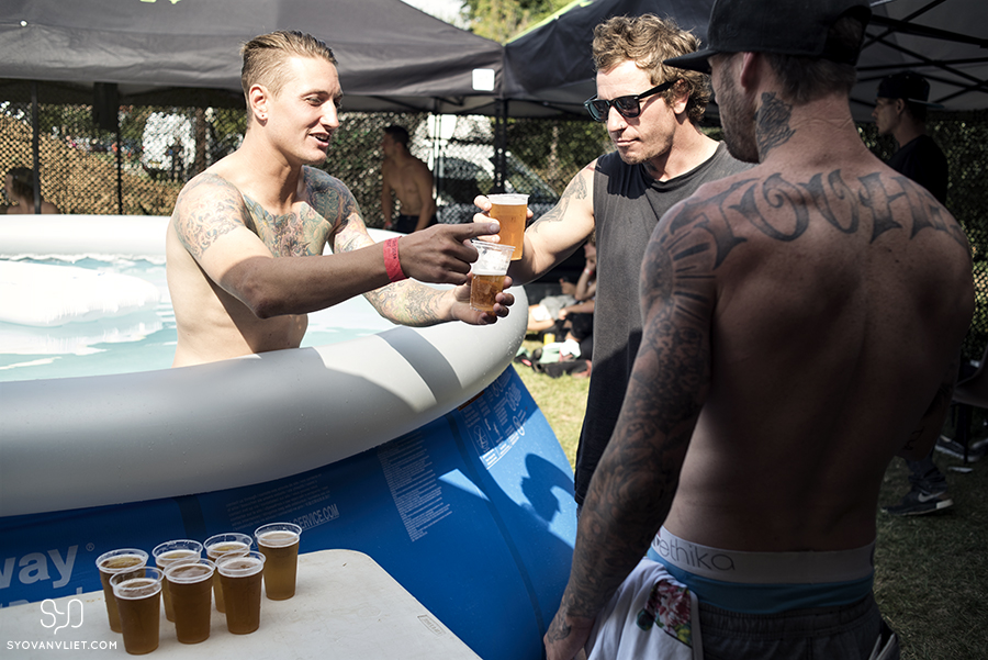 Anthony Napolitan beugt in der Sonne von Frankreich einer drohenden Unterhopfung vor.