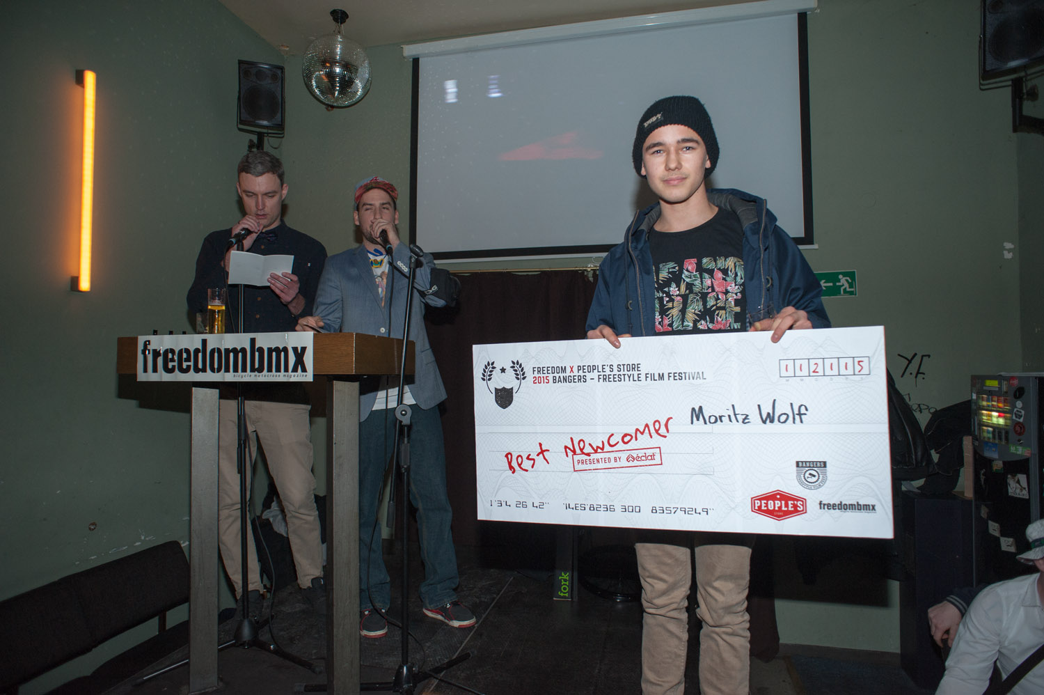 Best Newcomer bei Bangers 2015 ging an Moritz Wolf aus Oldenburg