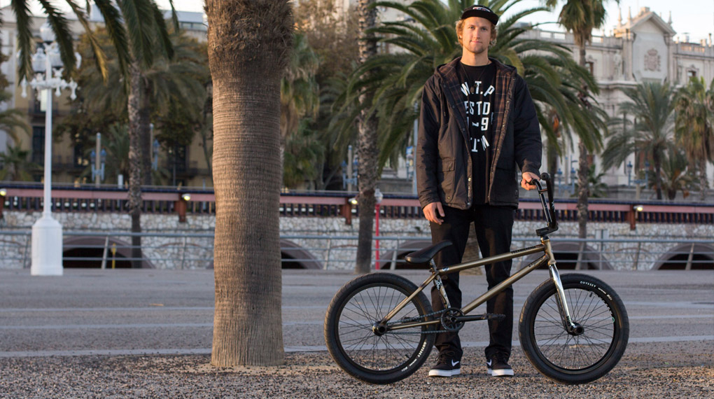 Moritz Nußbaumer stellt auf der Website von wethepeople das Rad vor, mit dem er auch in diesem Jahr auf den Straßen von Barcelona überwintert.