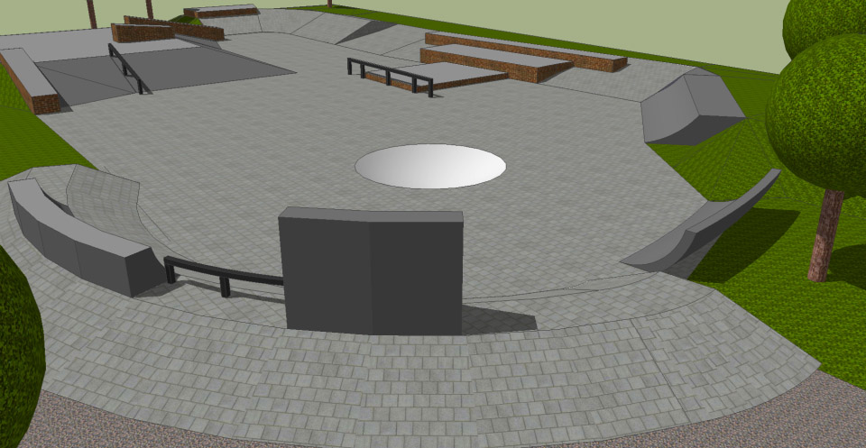 Skatepark Köln Ehrenfeld Entwurf