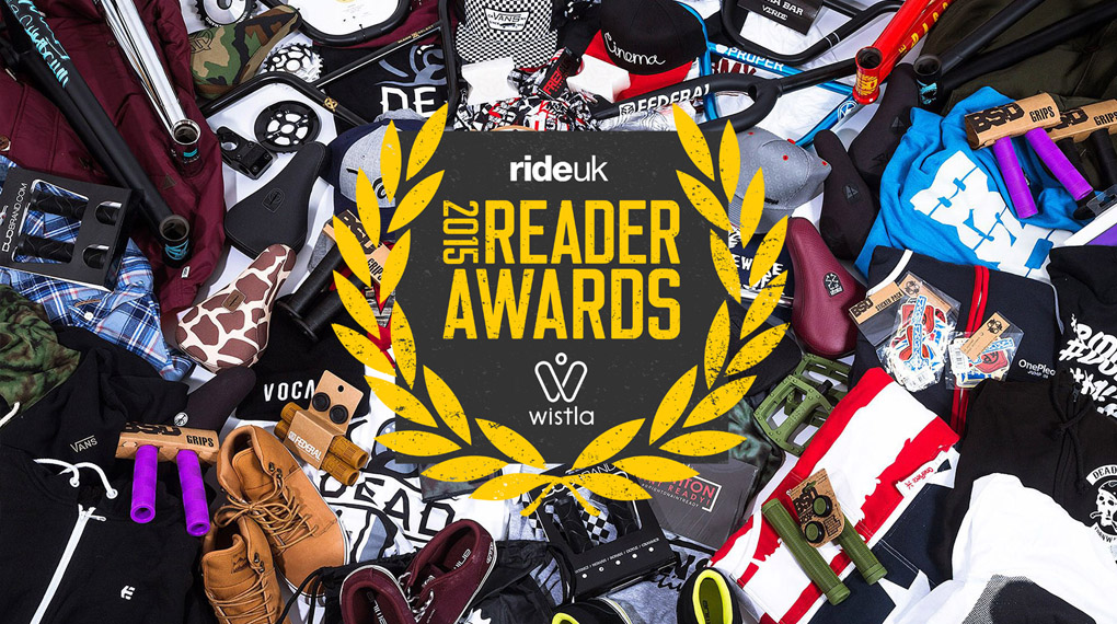 Jetzt mitmachen und gewinnen: Unter allen Teilnehmer_innen am Voting für die Ride UK Reader Awards werden Preise von BSD, Total, Federal und Haro verlost.