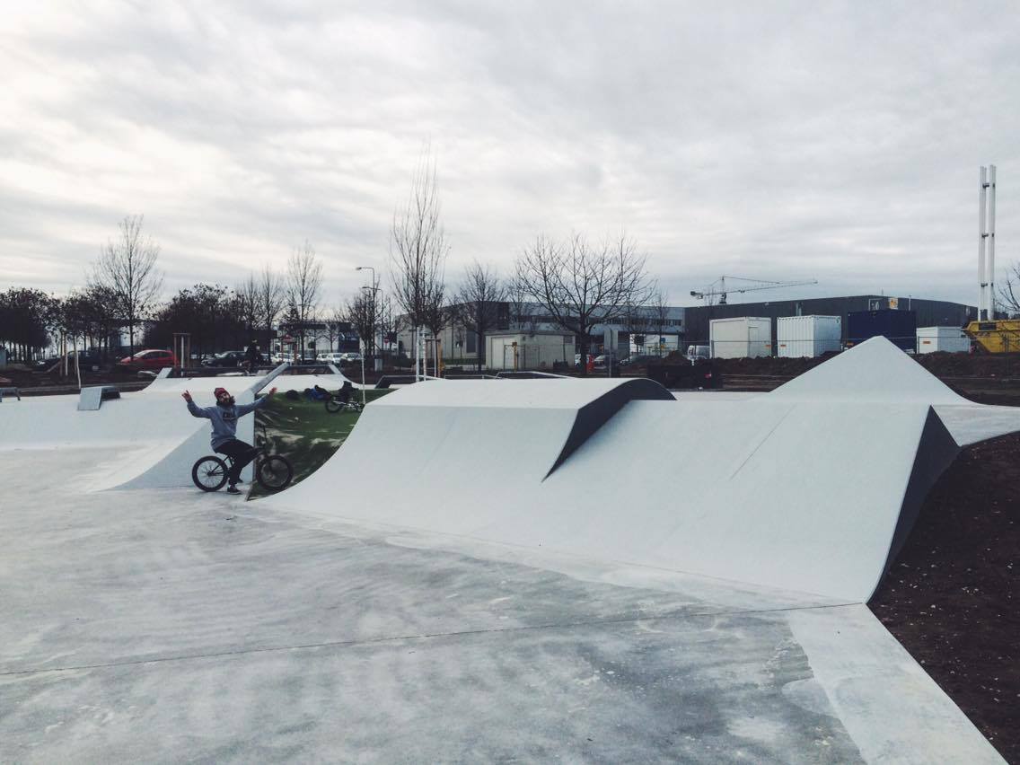 Jumpbox im Skatepark Frankfurt Kalbach