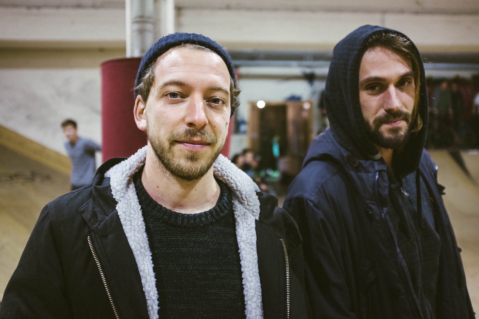 Moritz Lennich (links) war nach Wiesbaden gekommen, um sich Inspiration für ein Leben mit Pegs zu suchen, dem er sich nach bestandenem Staatsexamen in Zukunft widmen möchte