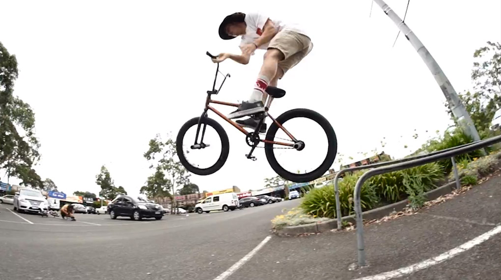 Uprail to Cranflip Barspin?! Ricky Catanzariti hat für Colony ein paar schwer zu verdauende Trickcombos auf den Straßen von Melbourne gefilmt.