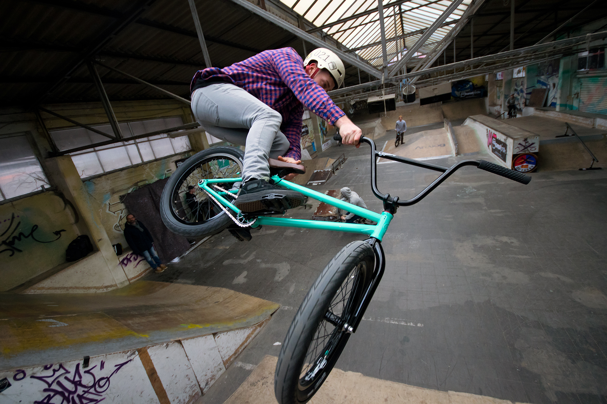 Max Lachmann gehörte zu den Fahrern, die es vorzogen, den Contest nicht mitzufahren und stattdessen die Teilnehmer nach Leibeskräften anzufeuern