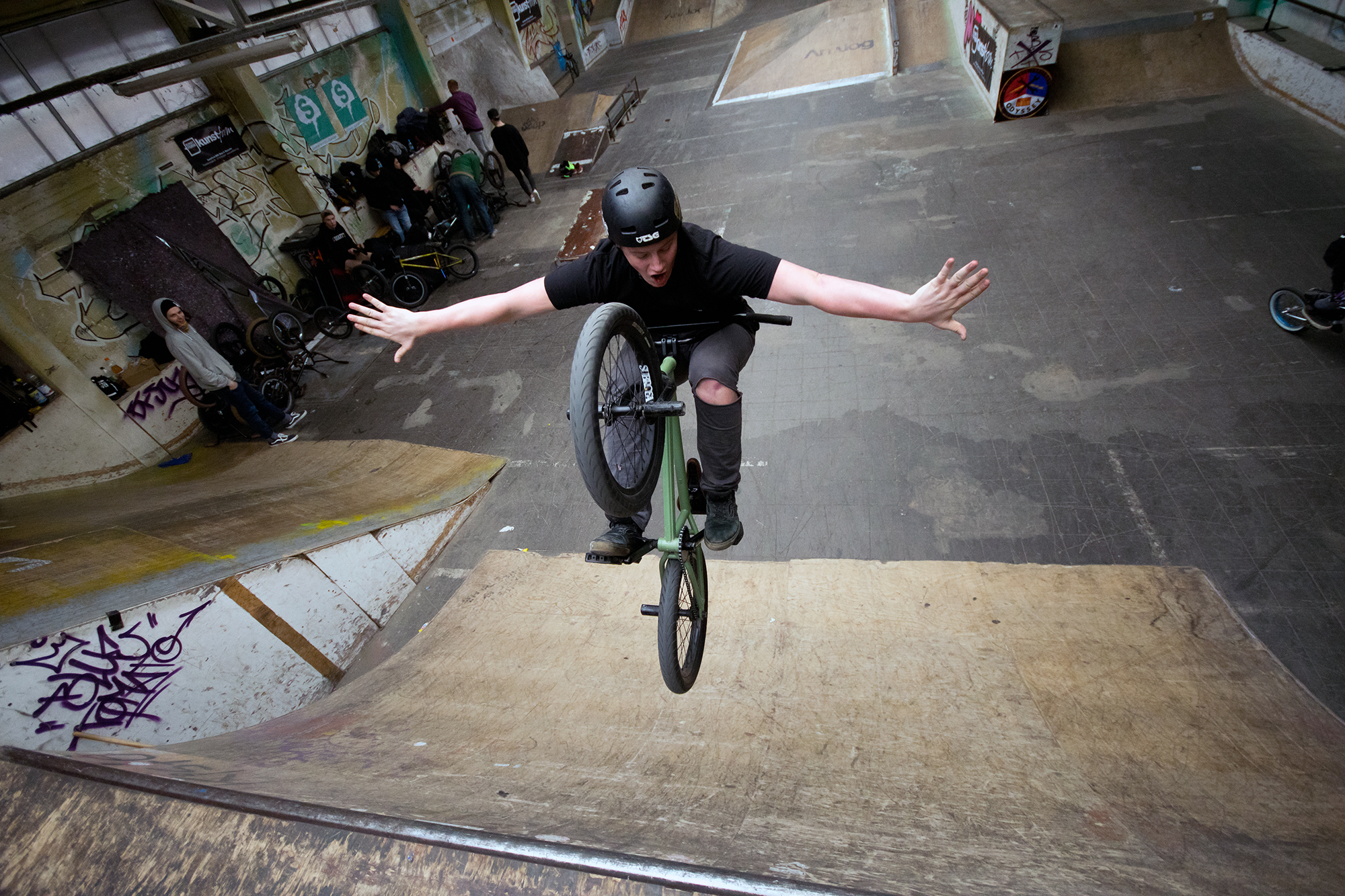 Oliver Frömter flog bei der Last Boost Session stilsicher auf den 2. Platz in der Amateurklasse