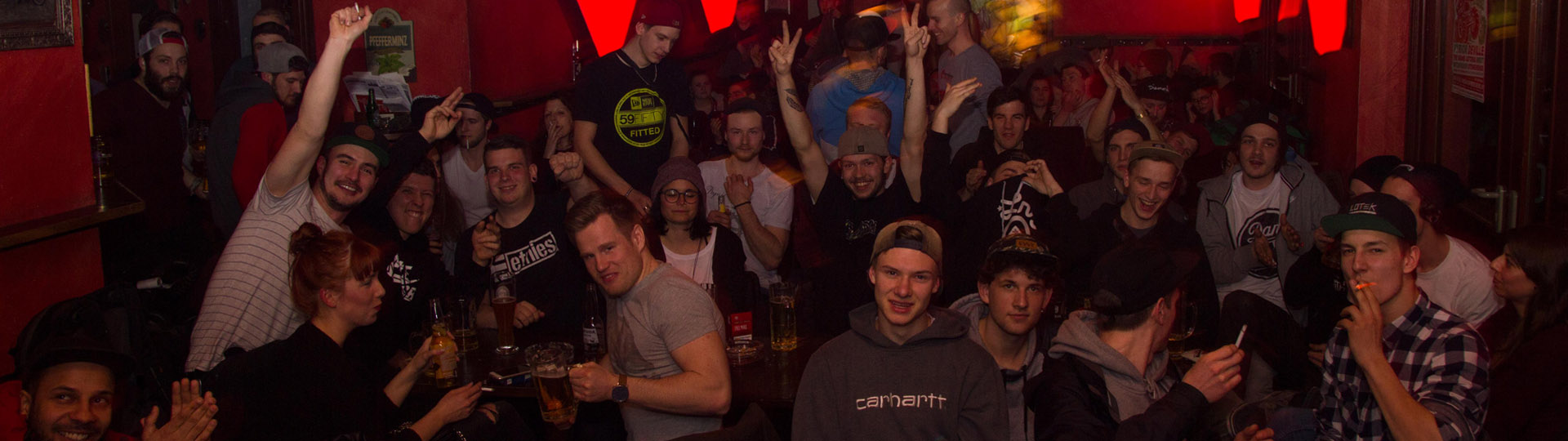 Bombenstimmung auf der Ride with Friends X Cama Crew Videopremiere in Berlin