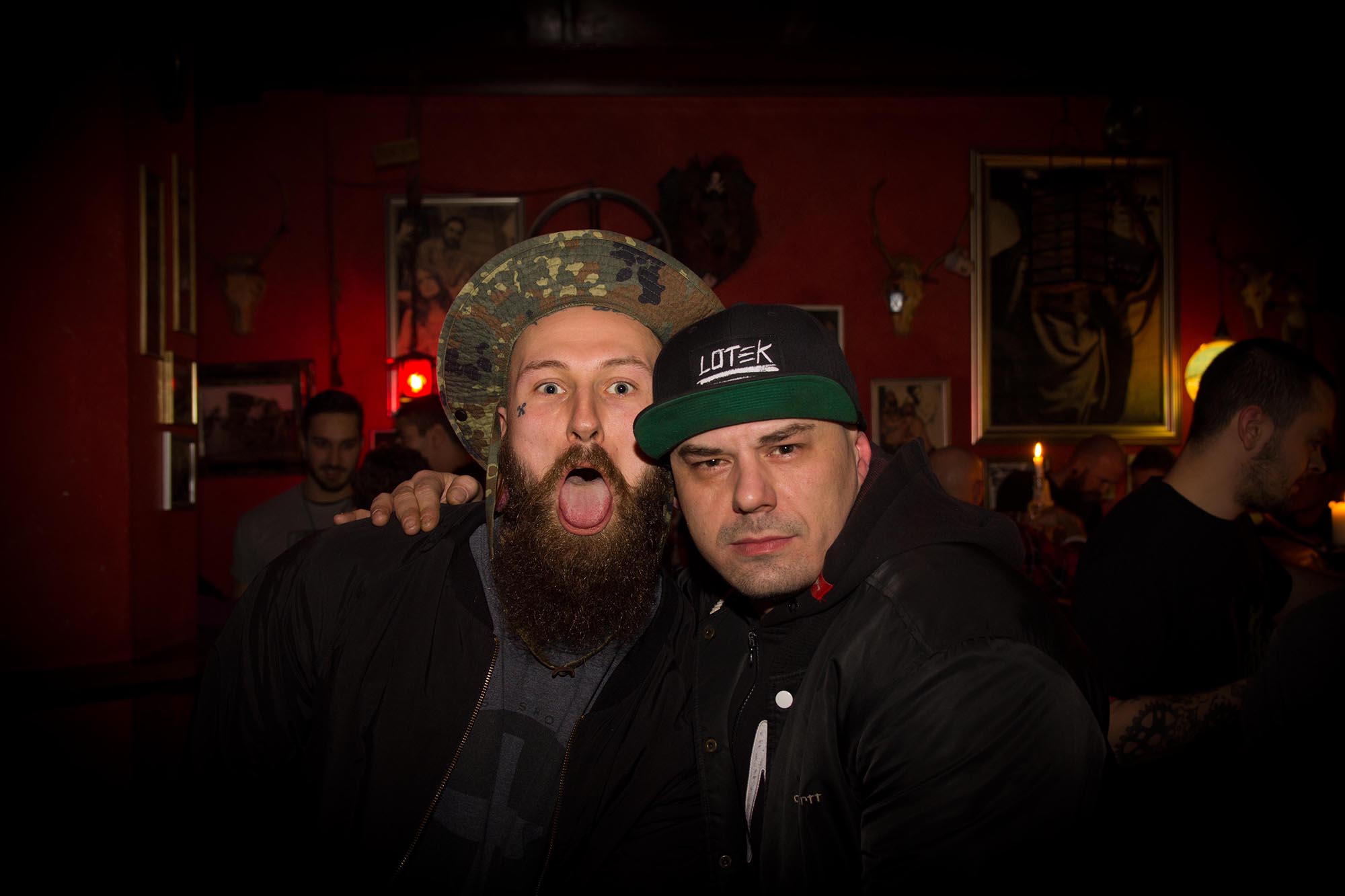 Tommy von FlairBMX war am Start hatte Oli (links) im Gepäck