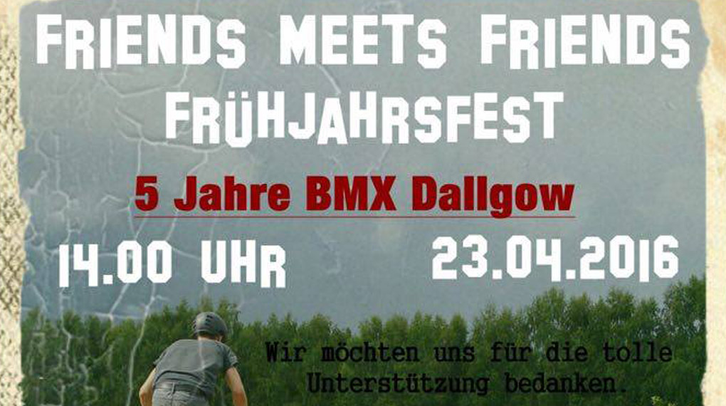 Am 23.4.2016 findet am BMX-Spot im Sportpark Dallgow ein Trailsjam statt. Den Flyer dazu findest du hier.