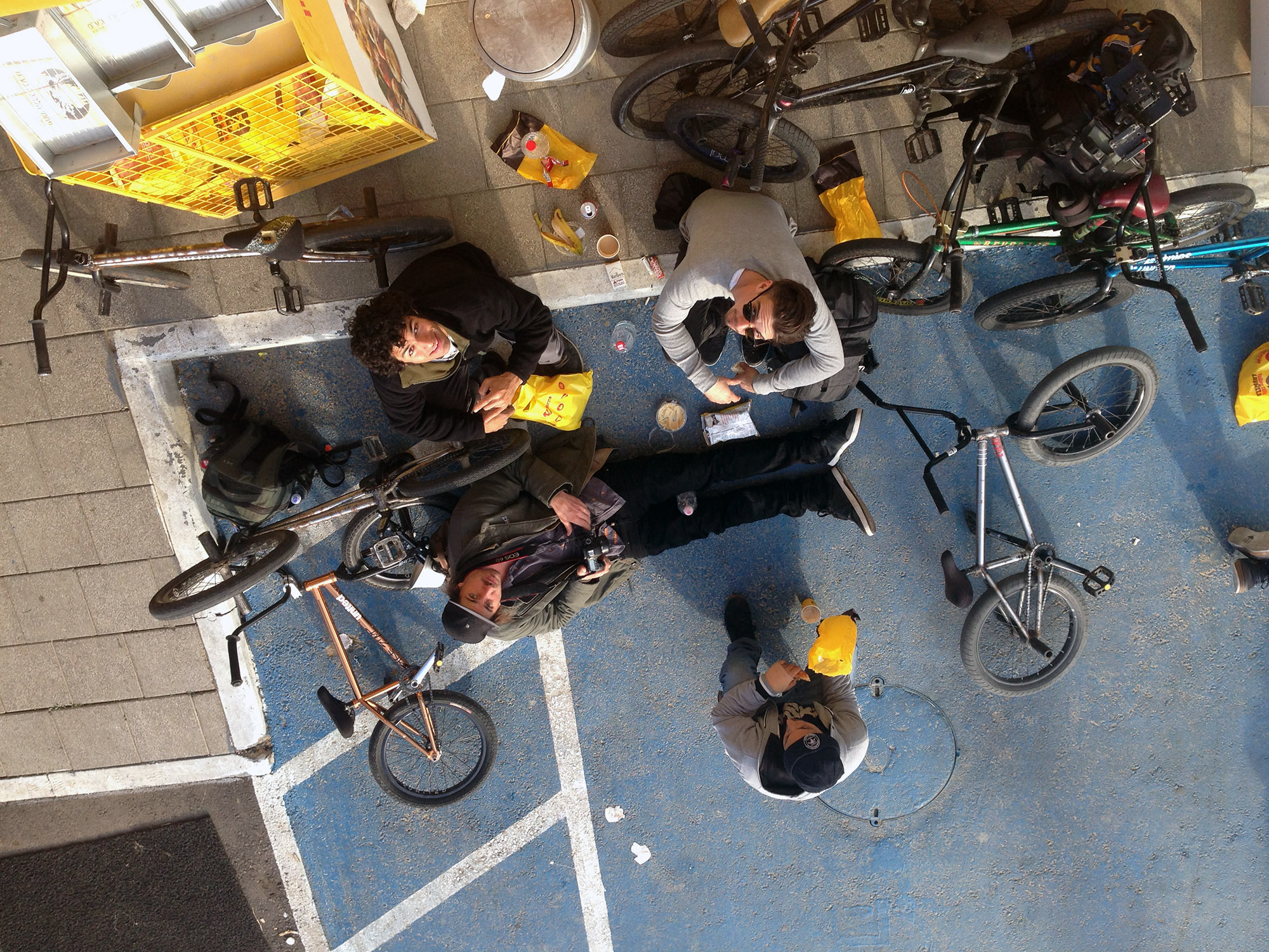 Das United BMX Team in Tel Aviv, Februar 2015