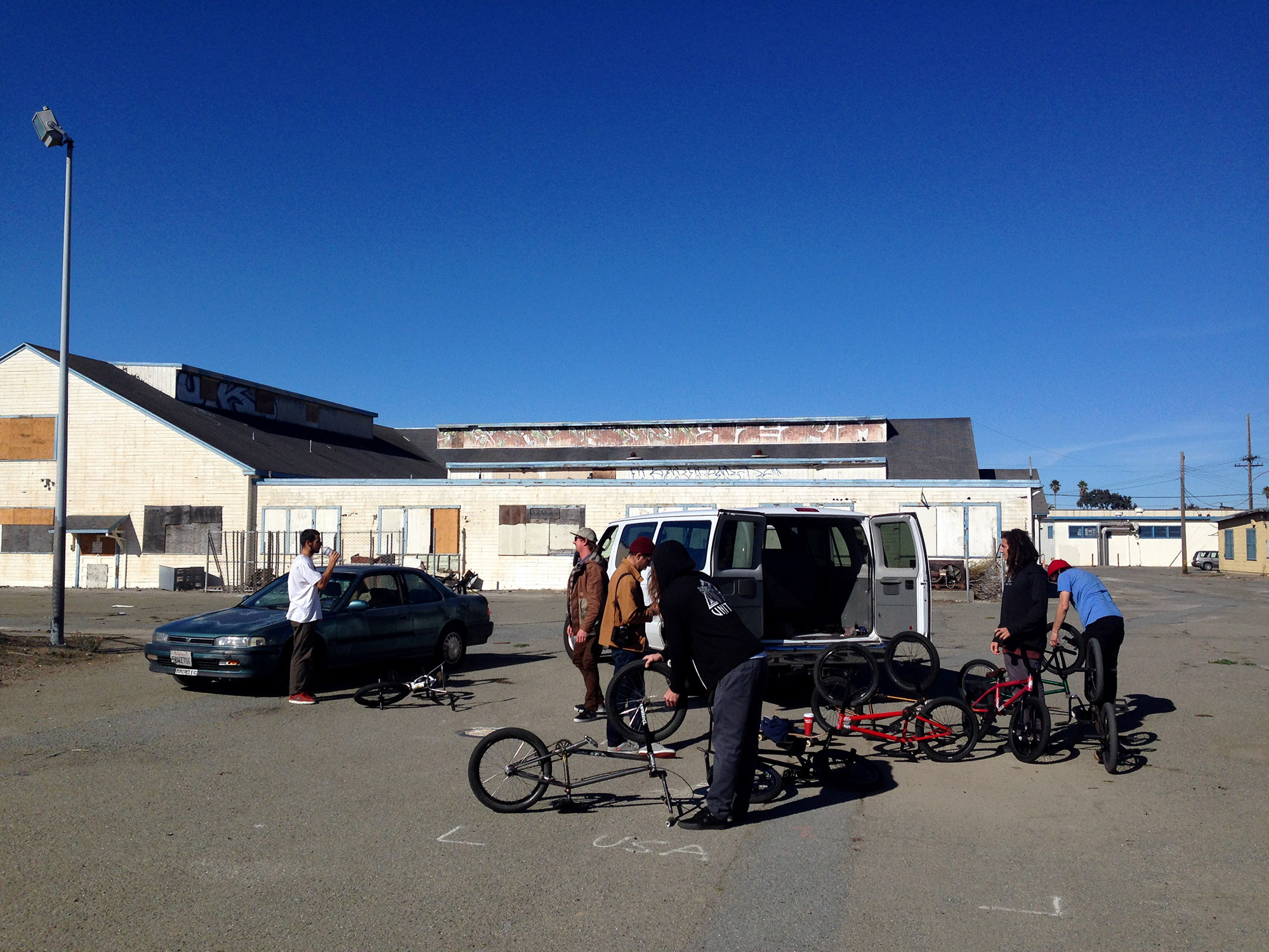 Das United BMX Team in San Francisco