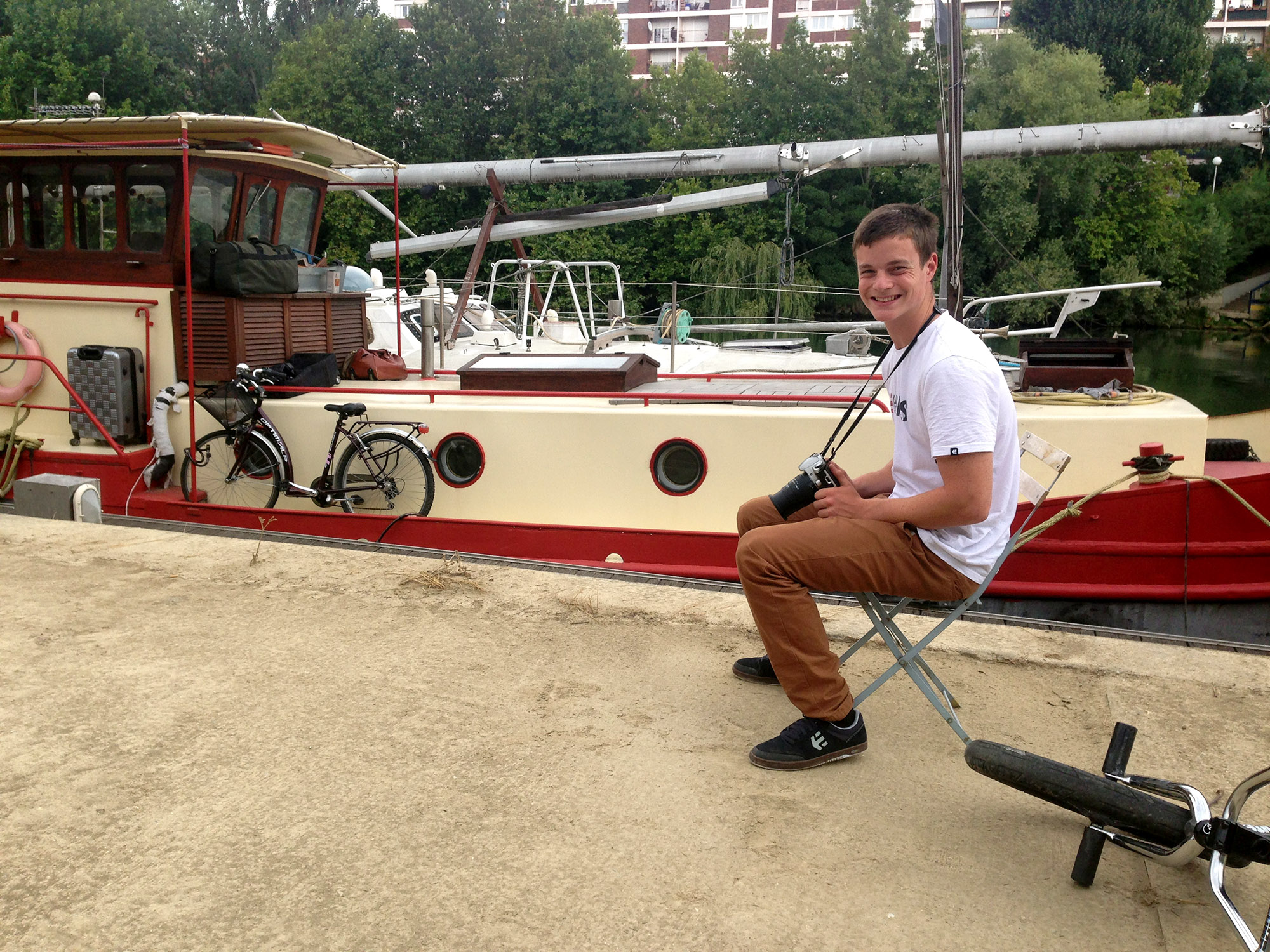 Sebastian Anton in Paris, Mai 2015