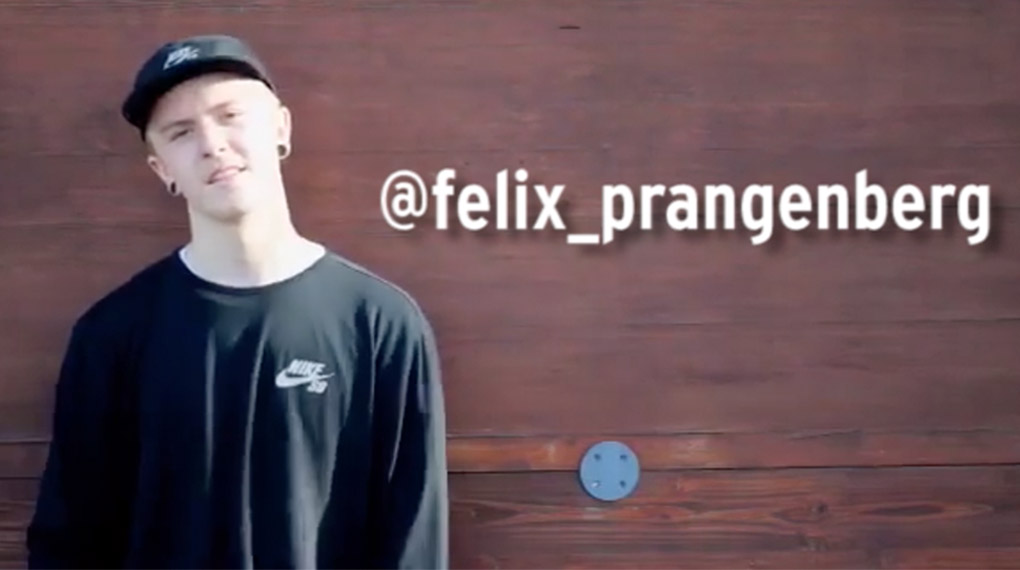 Felix Prangenberg lädt regelmäßig die härtesten Tricks auf seinen Instagram-Account hoch. Einige davon haben wir zu diesem Best-of-Video zusammengeschnitten