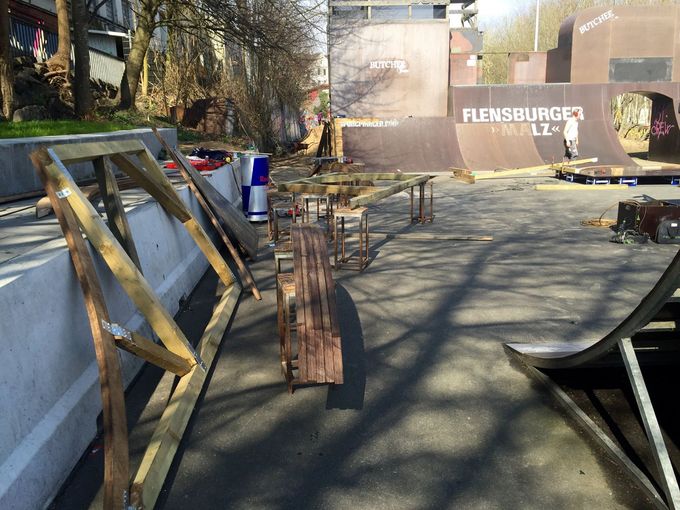 Die Bauarbeiten für die neue Rampe im Schlachthof Flensburg haben begonnen