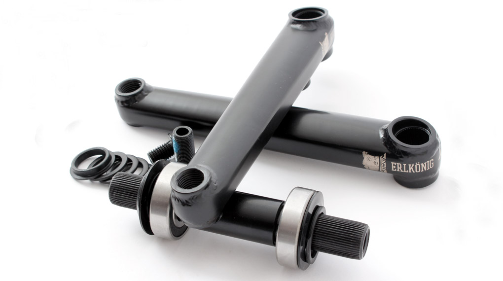 Bei KHEBikes hat man die Erlkönig Crank auf den neusten Stand der Technik gebracht. Hier erfährst du mehr über eine der wohl leichtesten BMX-Kurbeln ever.