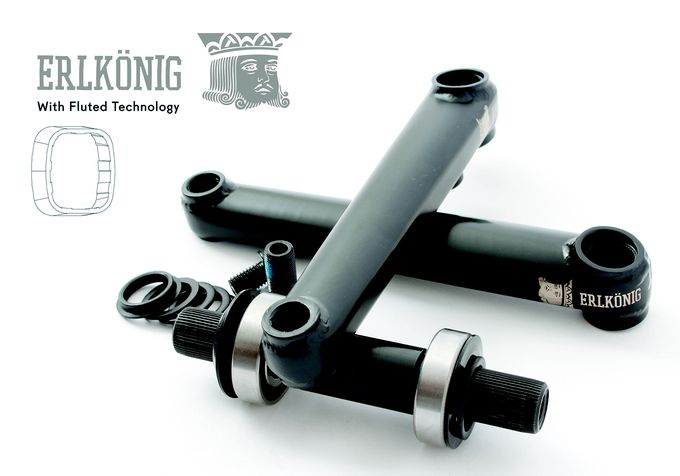 Die KHEBikes Erlkönig V3 ist eine der leichtesten dreiteiligen BMX-Kurbeln, die es auf dem Markt gibt