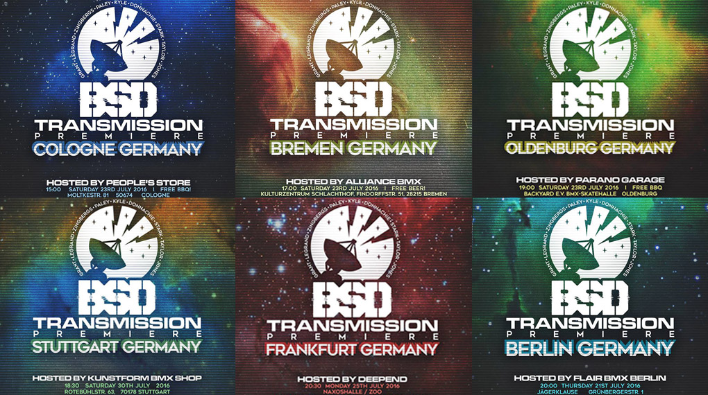 Das "Transmission"-Video von BSD geht auf Deutschlandtour. Hier erfährst du, in welchen Shops das neue Meisterwerk von Dave Sowerby gezeigt wird.