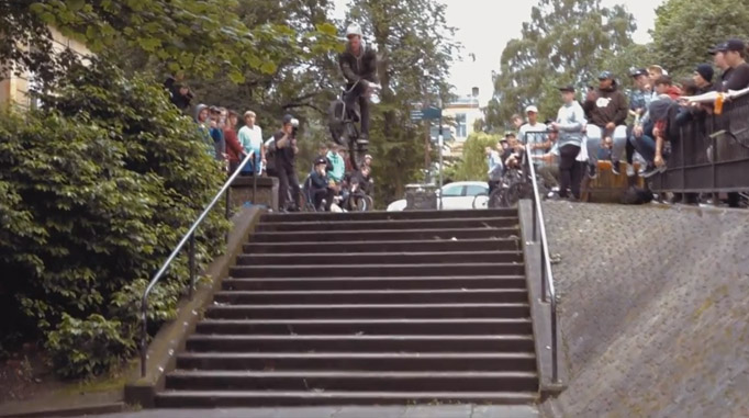 Felix Donat zu Besuch in Schottland: Hier sind die Highlights des "Are you receiving me"-Streetjams von BSD auf den regennassen Straßen von Glasgow