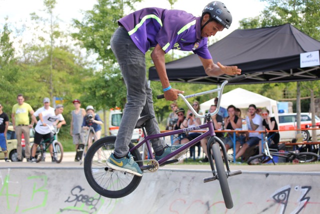 Louis Tress auf dem BMX Männle Turnier 2016
