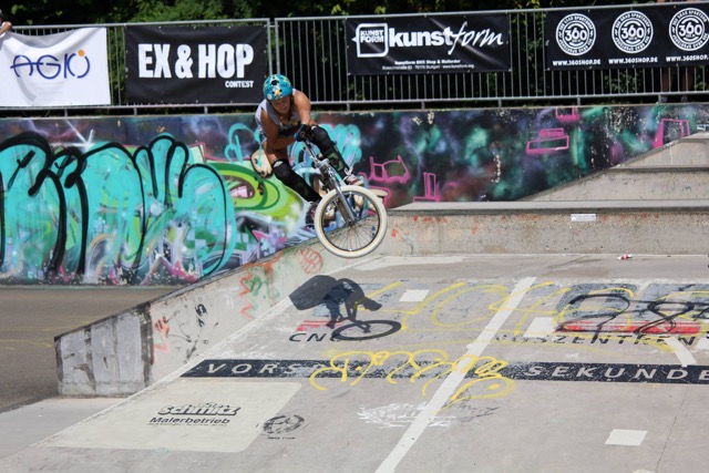 Lotta Grüber auf dem BMX Männle Turnier 2016
