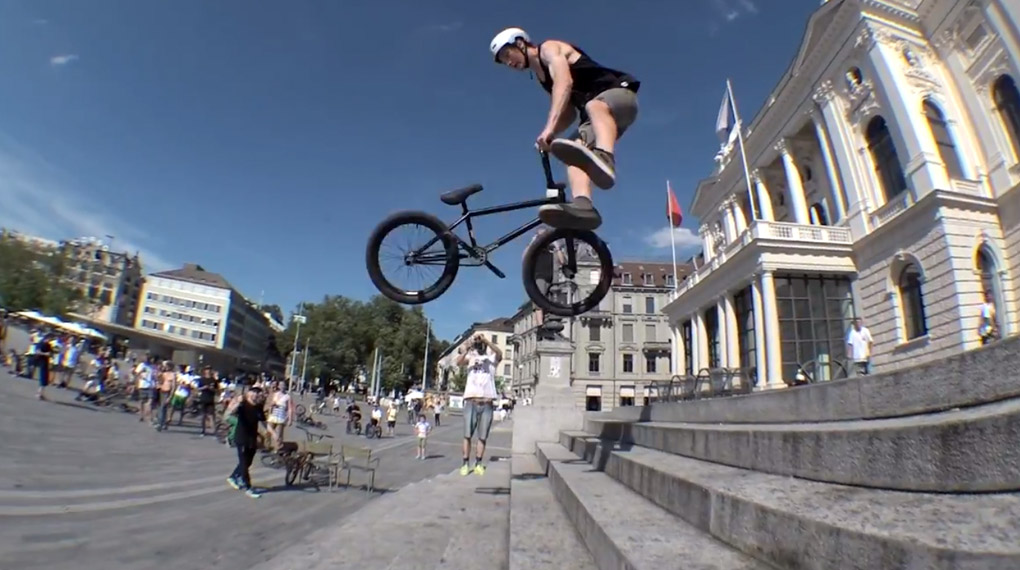 Auf dem Monster Streetjam in Zürich wurden einige der besten Spots der Stadt von einer wilden Meute Grindsportler zerlegt. Mehr dazu in diesem Video.