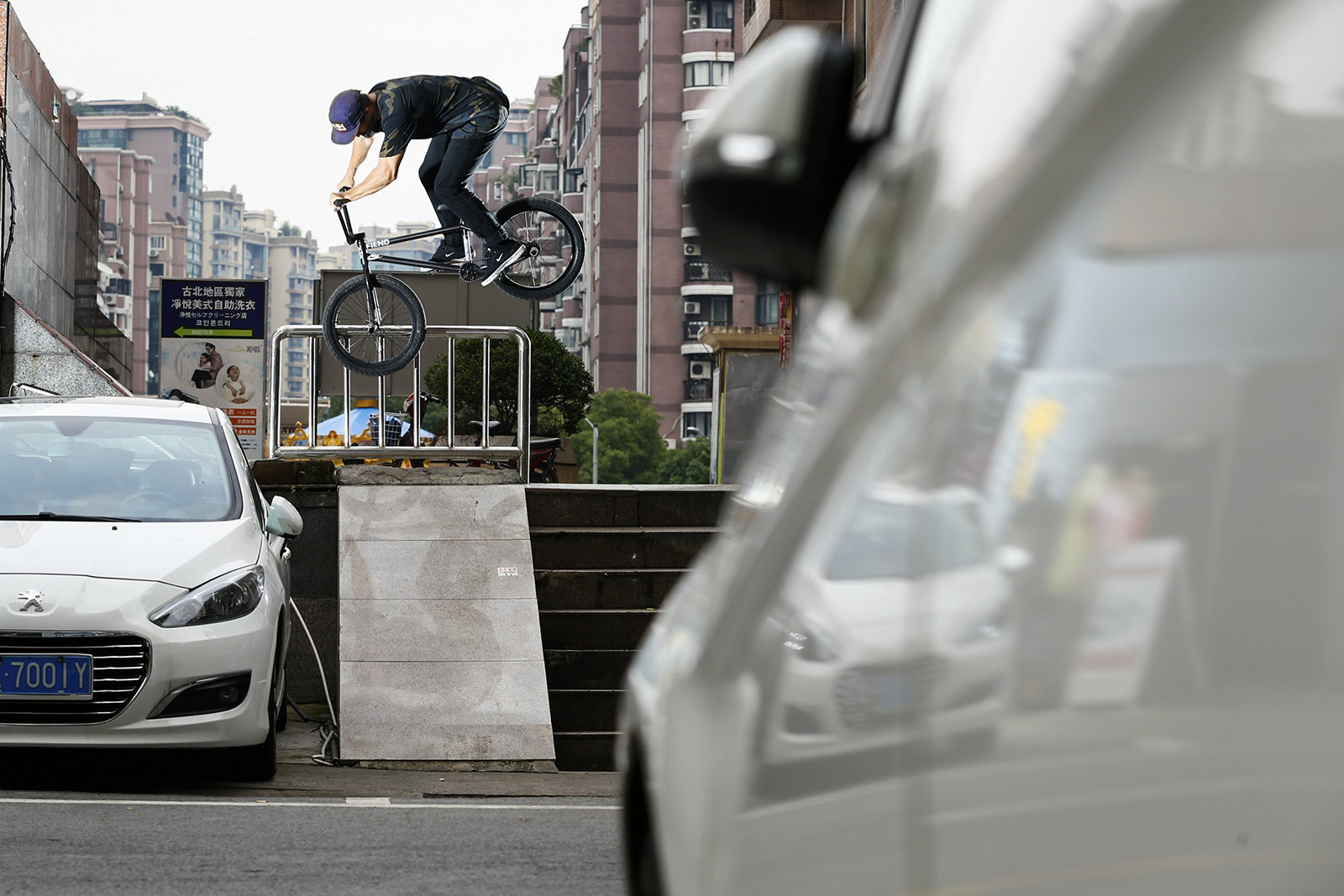Garrett Reynolds 360 Toothpick in Shanghai: Foto: Kevin Conners / Red Bull Content Pool