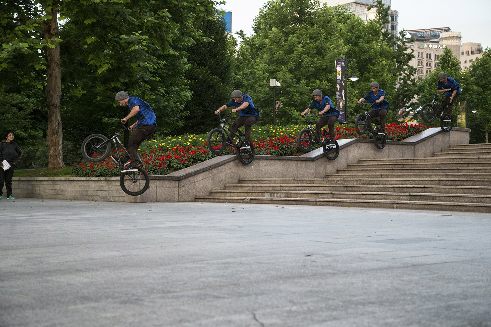 Garrett Reynolds, Barspin Ice 180 in Shanghai; Foto: Kevin Conners / Red Bull Content Pool