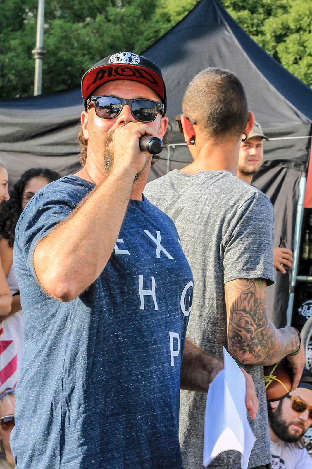 MC Pullich auf dem EX&HOP Contest Streetlife Festival 2016 in München