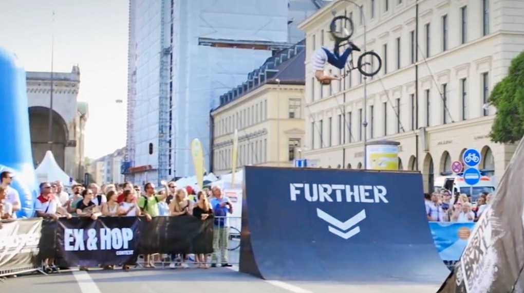 Hier entlang für das offizielle Highlightsvideo vom EX&HOP BMX- und MTB-Contest auf dem Streetlife-Festival 2016 in der Münchener Innenstadt.