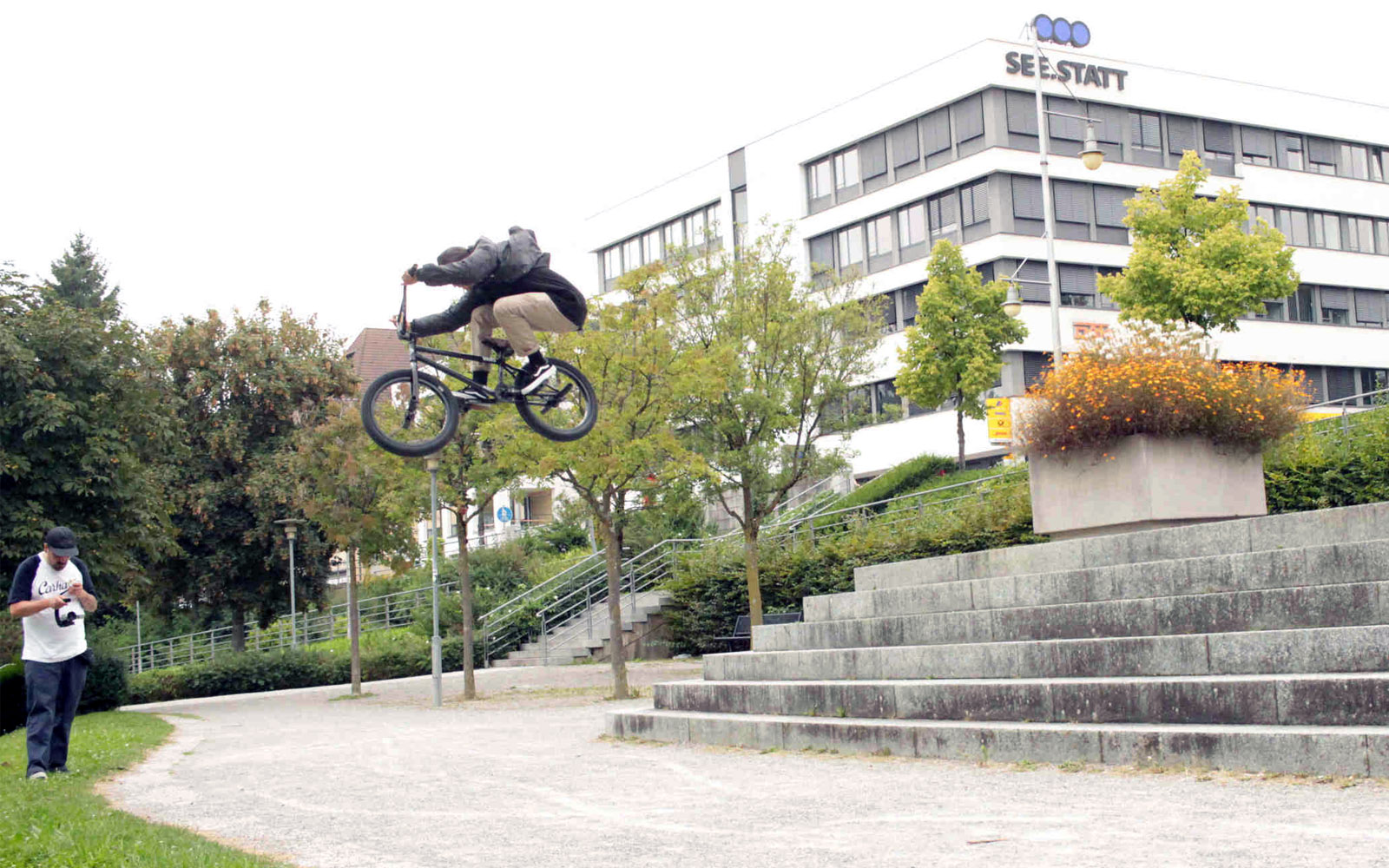 Achtung Wortspiel! Kilian bezwingt das Friedrichshafener Roth-Gap; Foto: Silas Neidhart