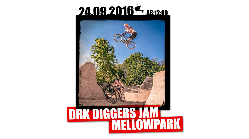 Am 24.9.2016 findet der DRK Diggers Jam auf den Mellowparktrails in Berlin statt. MTB und BMX sind gleichermaßen herzlich willkommen. Hier erfährst du mehr.