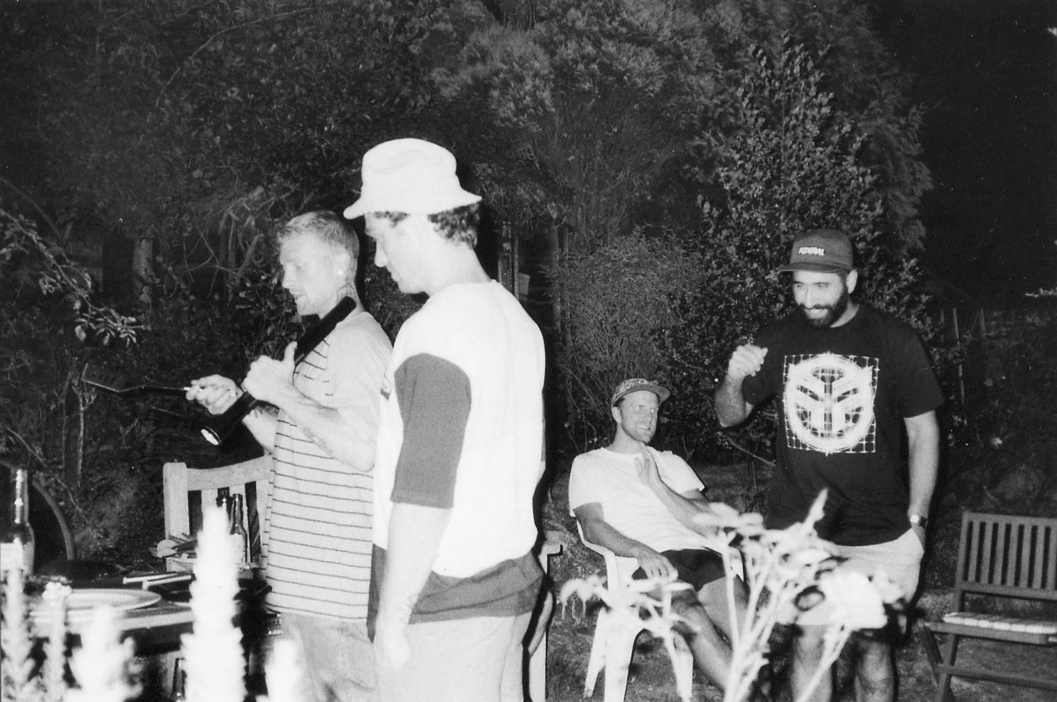 Grillen bei Tom Creasy nach dem Battle of Hastings 2016