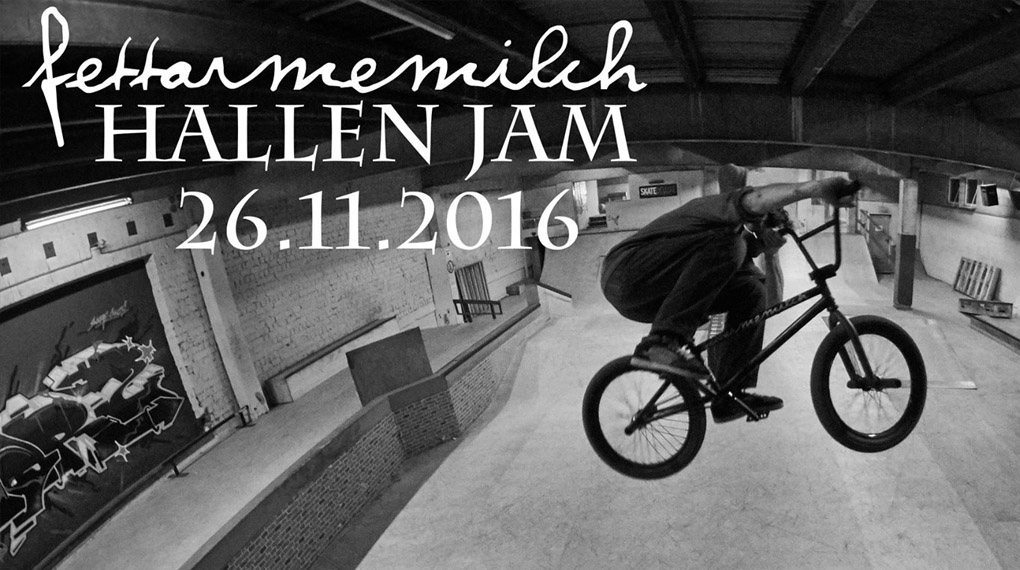 Die Jungs von fettarmemilch veranstalten am 26. November 2016 einen Hallenjam in der Skatelounge Gießen. Hier erfährst du mehr.