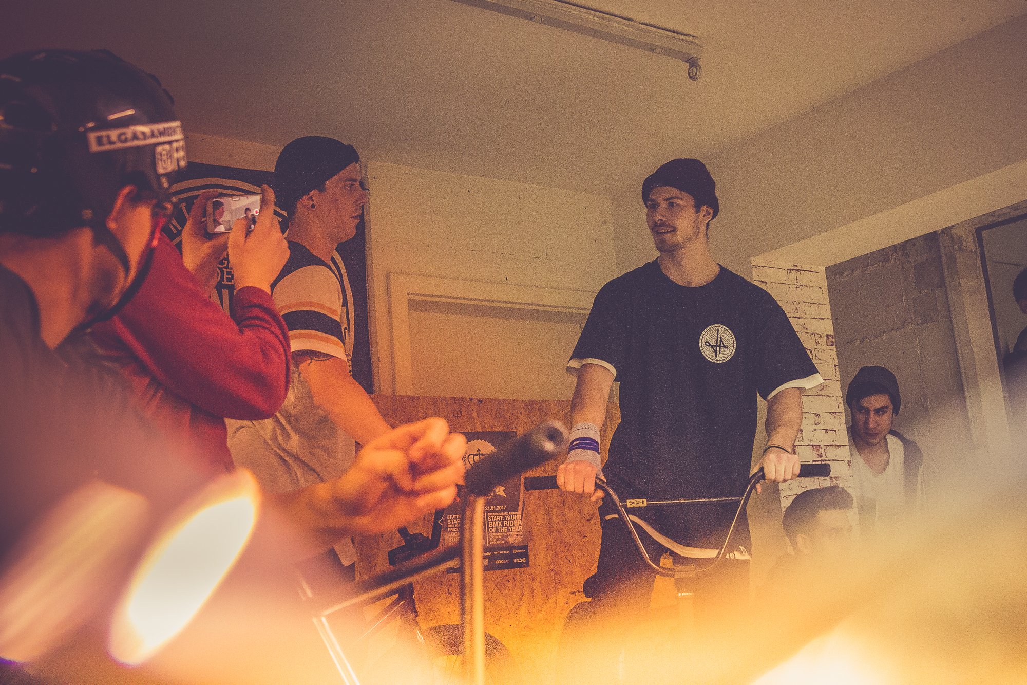 Tobi Kind (links) und Felix Donat freuen sich auf die Pro-Klasse bei der kunstform Stock Session 2016