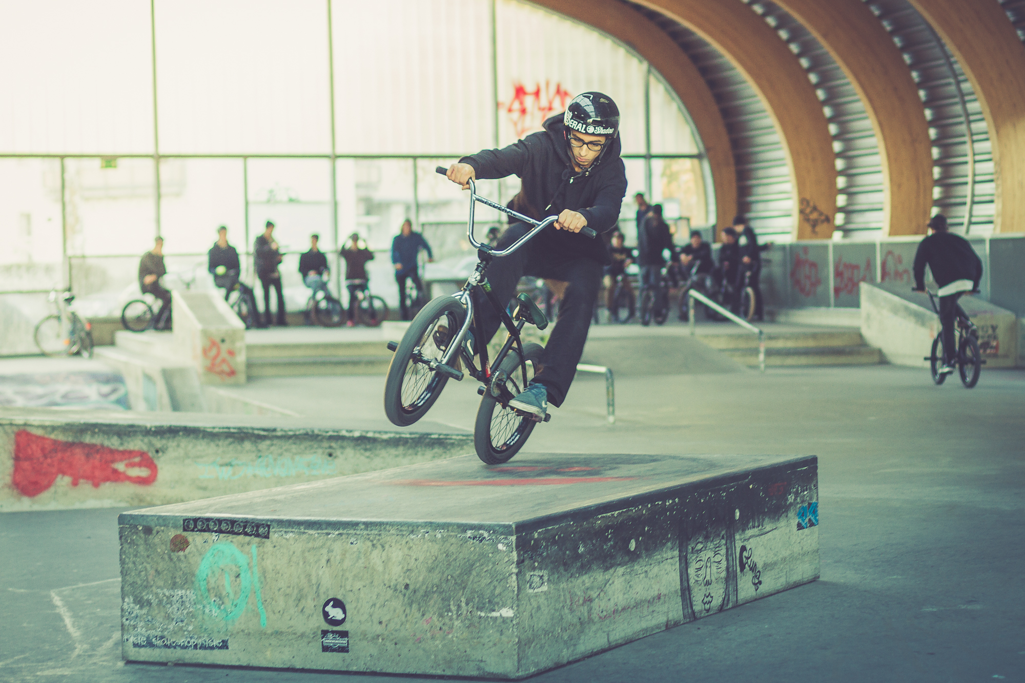 Younes Essbbar war extra aus Italien angereist, um bei der kunstform Stock Session dabei zu sein