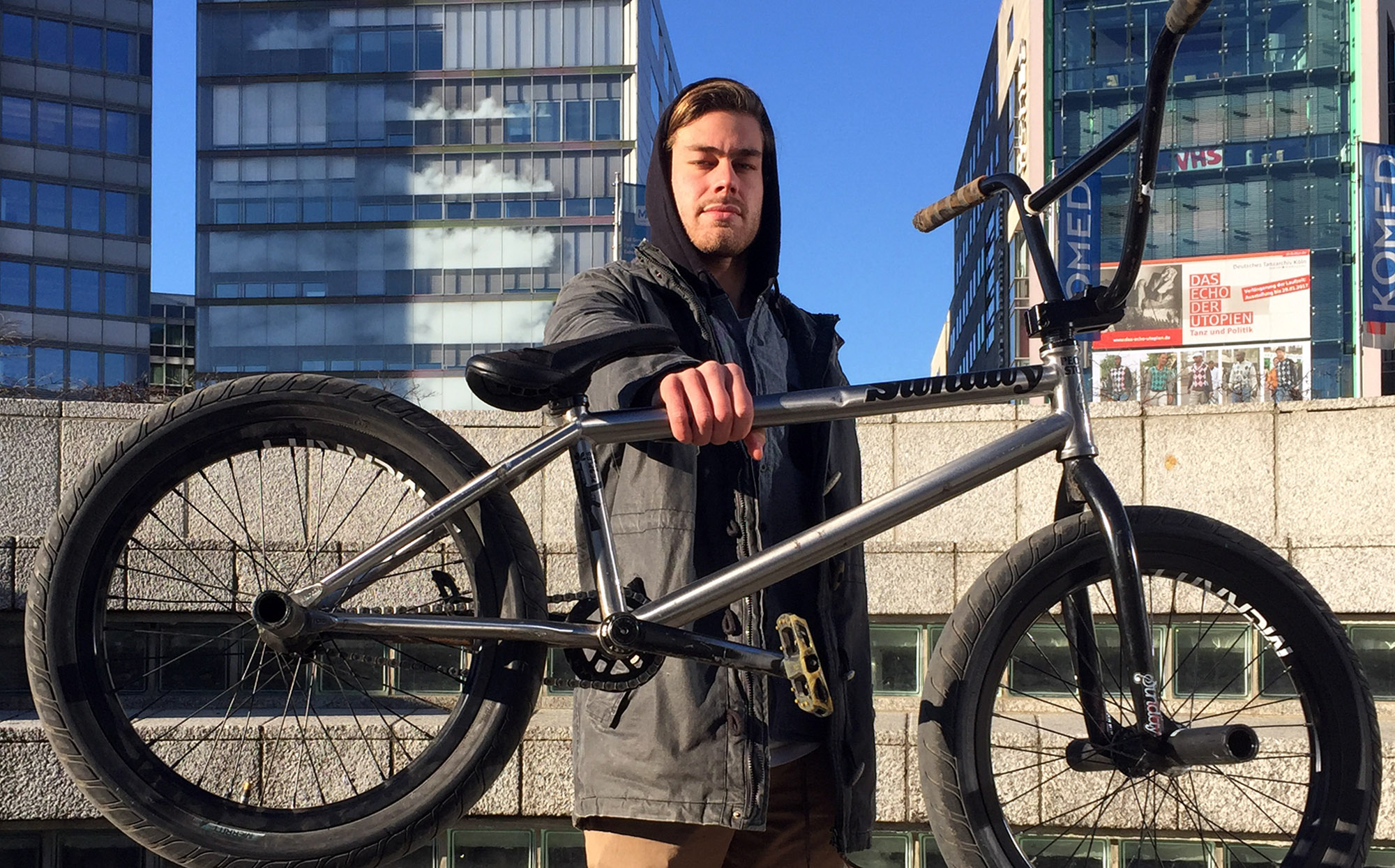 Robin Heiderich fährt über SIBMX für Sunday Bikes und Merritt BMX. In diesem Bikecheck schauen wir uns das Rad des Kölner Grindsportlers mal genauer an.