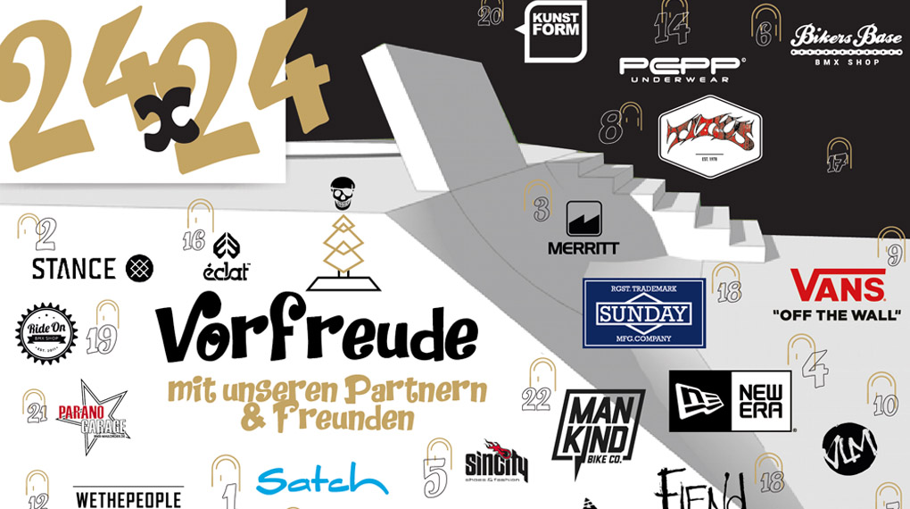 10 Euro für eine neue Rampe spenden und garantiert Sachpreise abstauben: Bei der 24 X 24 Kalenderaktion im Schlachthof Flensburg gewinnt jedes Los!