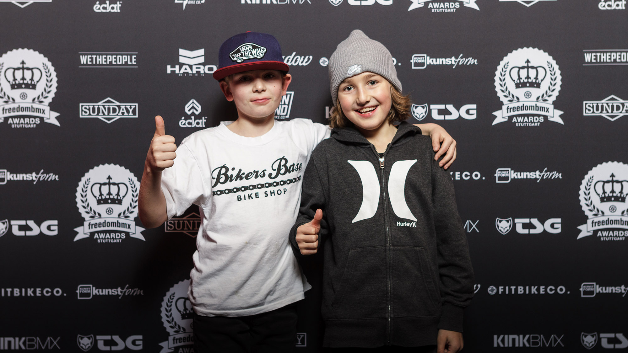 Erst die Kids-Klasse auf der Stuttpark Session gerockt und dann ab in den Club: Jan Faden und Lennox Zimmermann