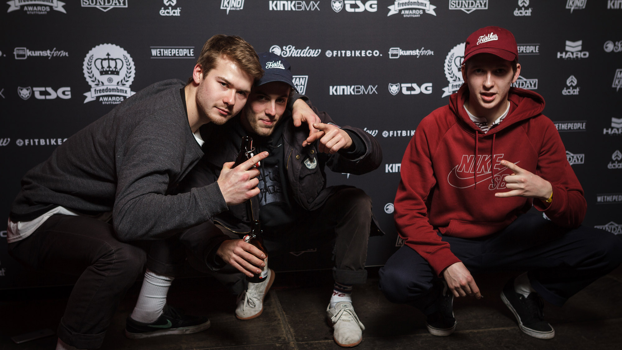 Rap-Posen waren auch in diesem Jahr wieder schwer angesagt – und Metalhorns gehen sowieso immer!