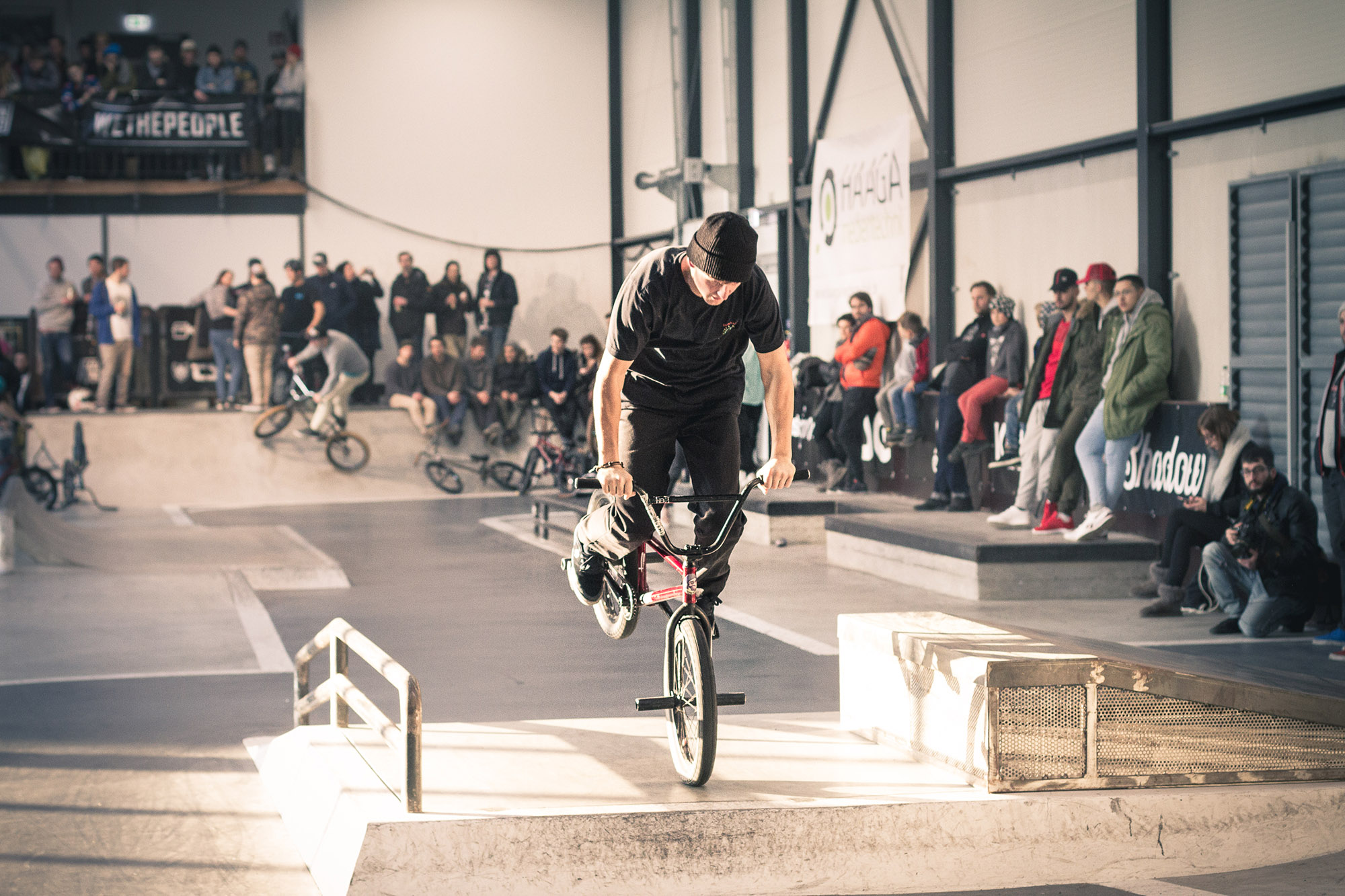 Jeffrey Oehri hatte eine Extraportion Vorderradkontrolle aus Lichtenstein mit nach Stuttgart gebracht