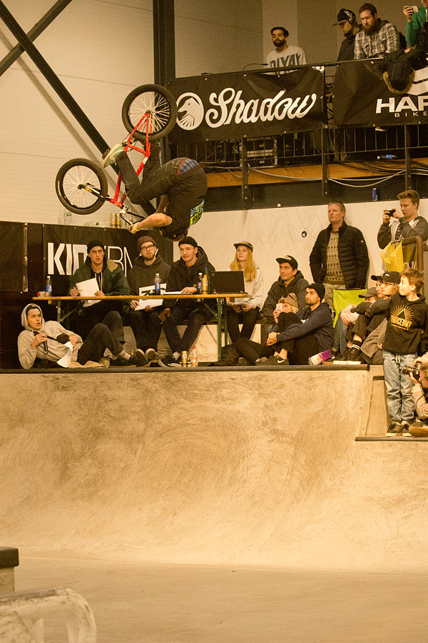 Fabian Haugk war einer der wenigen Profahrer, der auch die Quarter nutzte