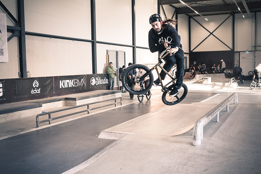 Jonas Bader war aus dem fernen Berlin auf Heimatbesuch, um nach Railrides noch schnell seine Rampenvergangenheit aufblitzen zu lassen