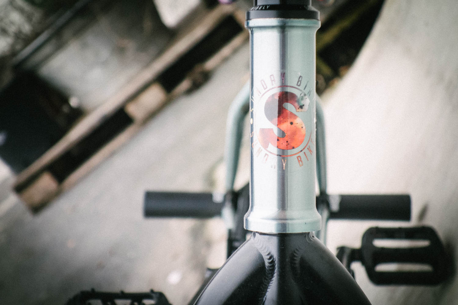 Das Gabelrohr des Sunday Bikes Excelsiors von Sunday Bikes